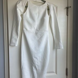 ASOS backless, long sleeve, bodycon midi dress